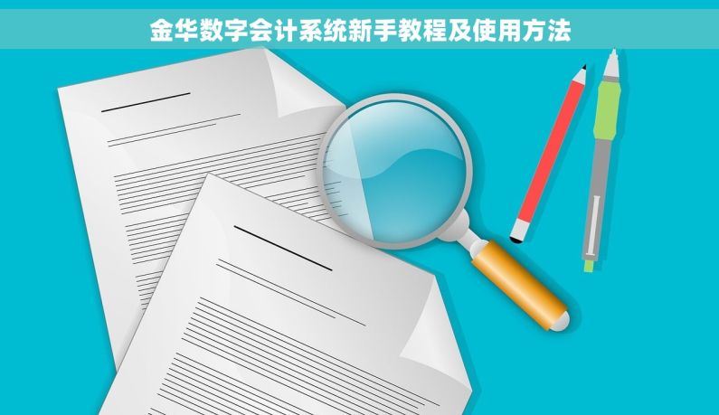 金华数字会计系统新手教程及使用方法