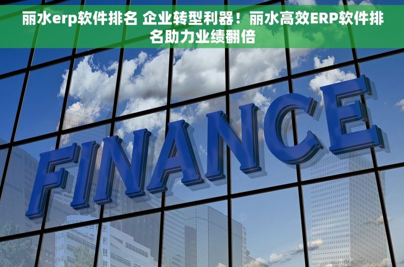 丽水erp软件排名 企业转型利器！丽水高效ERP软件排名助力业绩翻倍