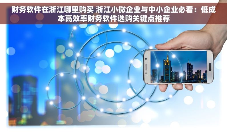 财务软件在浙江哪里购买 浙江小微企业与中小企业必看：低成本高效率财务软件选购关键点推荐