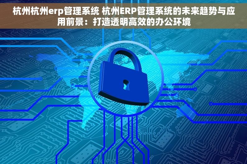 杭州杭州erp管理系统 杭州ERP管理系统的未来趋势与应用前景：打造透明高效的办公环境