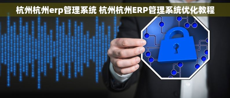 杭州杭州erp管理系统 杭州杭州ERP管理系统优化教程