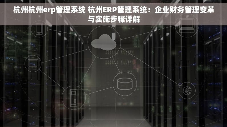 杭州杭州erp管理系统 杭州ERP管理系统：企业财务管理变革与实施步骤详解