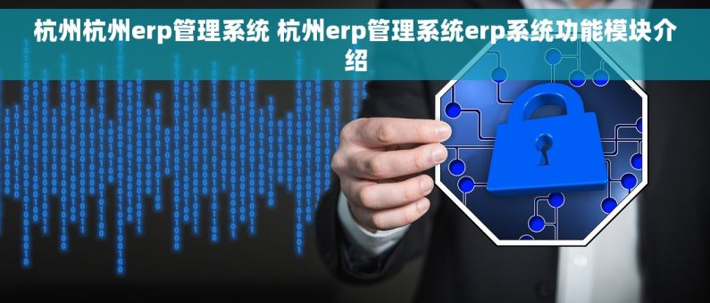 杭州杭州erp管理系统 杭州erp管理系统erp系统功能模块介绍