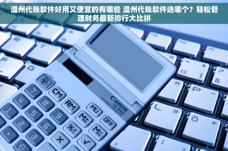 温州代账软件好用又便宜的有哪些 温州代账软件选哪个？轻松管理财务最新排行大比拼