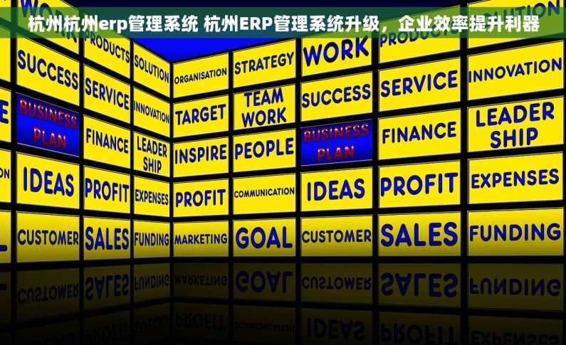 杭州杭州erp管理系统 杭州ERP管理系统升级，企业效率提升利器