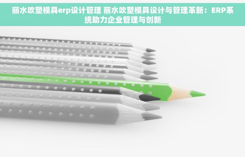丽水吹塑模具erp设计管理 丽水吹塑模具设计与管理革新：ERP系统助力企业管理与创新