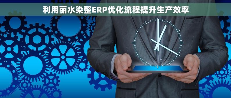 利用丽水染整ERP优化流程提升生产效率