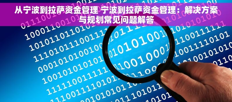从宁波到拉萨资金管理 宁波到拉萨资金管理：解决方案与规划常见问题解答