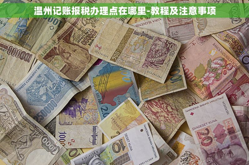温州记账报税办理点在哪里-教程及注意事项