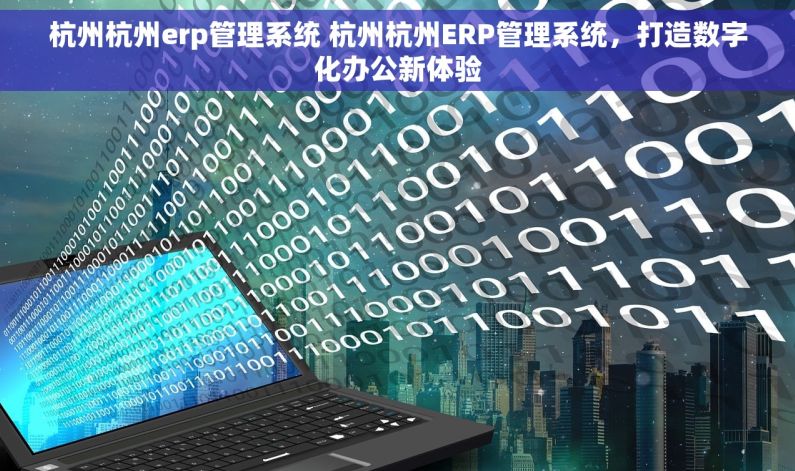 杭州杭州erp管理系统 杭州杭州ERP管理系统，打造数字化办公新体验