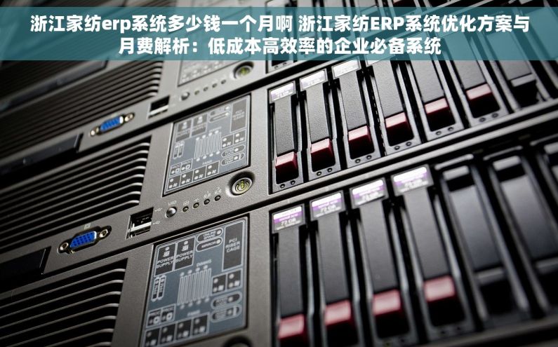 浙江家纺erp系统多少钱一个月啊 浙江家纺ERP系统优化方案与月费解析：低成本高效率的企业必备系统