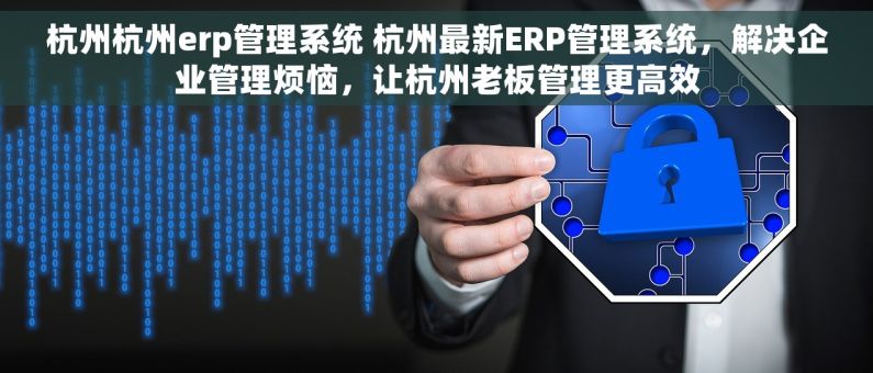 杭州杭州erp管理系统 杭州最新ERP管理系统，解决企业管理烦恼，让杭州老板管理更高效