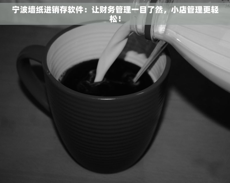 宁波墙纸进销存软件：让财务管理一目了然，小店管理更轻松！