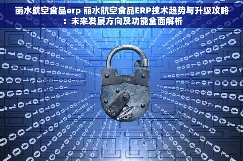 丽水航空食品erp 丽水航空食品ERP技术趋势与升级攻略：未来发展方向及功能全面解析