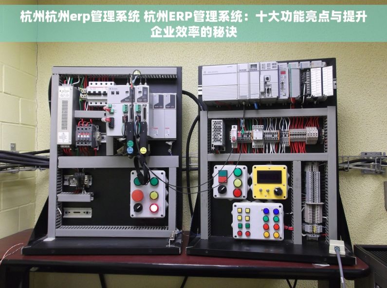杭州杭州erp管理系统 杭州ERP管理系统：十大功能亮点与提升企业效率的秘诀
