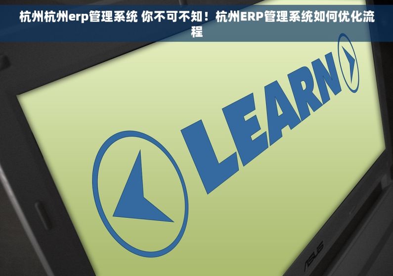 杭州杭州erp管理系统 你不可不知！杭州ERP管理系统如何优化流程