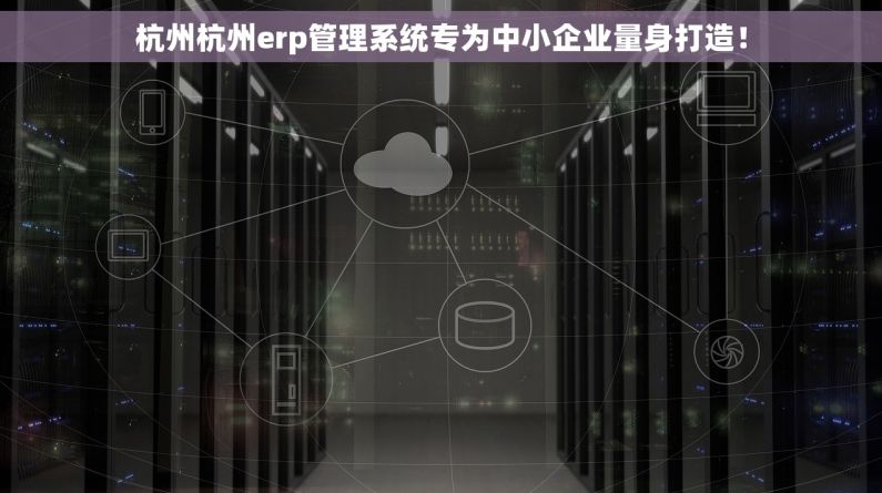 杭州杭州erp管理系统专为中小企业量身打造！