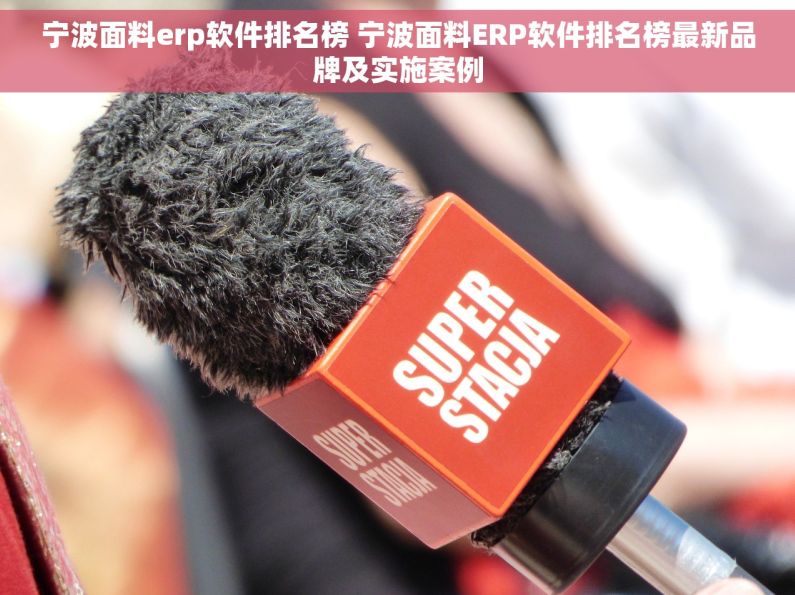 宁波面料erp软件排名榜 宁波面料ERP软件排名榜最新品牌及实施案例