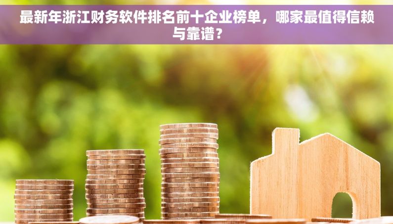 最新年浙江财务软件排名前十企业榜单，哪家最值得信赖与靠谱？