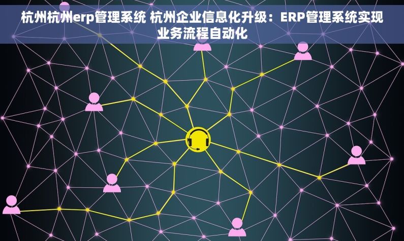 杭州杭州erp管理系统 杭州企业信息化升级：ERP管理系统实现业务流程自动化