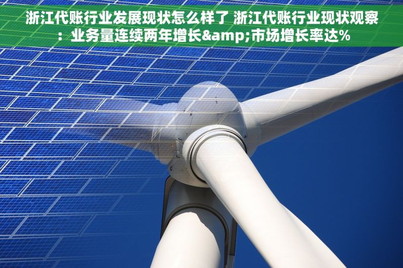 浙江代账行业发展现状怎么样了 浙江代账行业现状观察：业务量连续两年增长&市场增长率达%