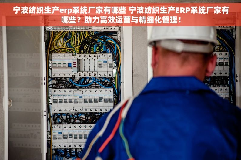 宁波纺织生产erp系统厂家有哪些 宁波纺织生产ERP系统厂家有哪些？助力高效运营与精细化管理！