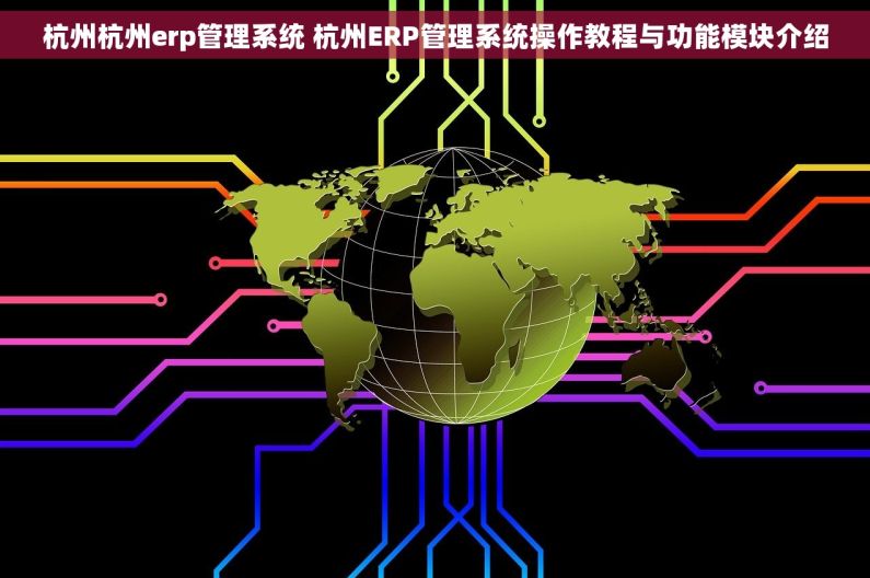 杭州杭州erp管理系统 杭州ERP管理系统操作教程与功能模块介绍
