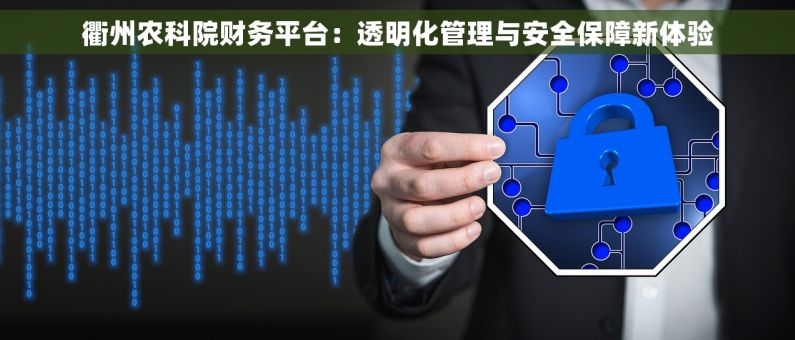 衢州农科院财务平台：透明化管理与安全保障新体验