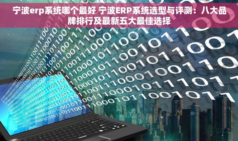 宁波erp系统哪个最好 宁波ERP系统选型与评测：八大品牌排行及最新五大最佳选择