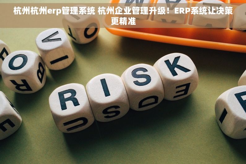 杭州杭州erp管理系统 杭州企业管理升级！ERP系统让决策更精准