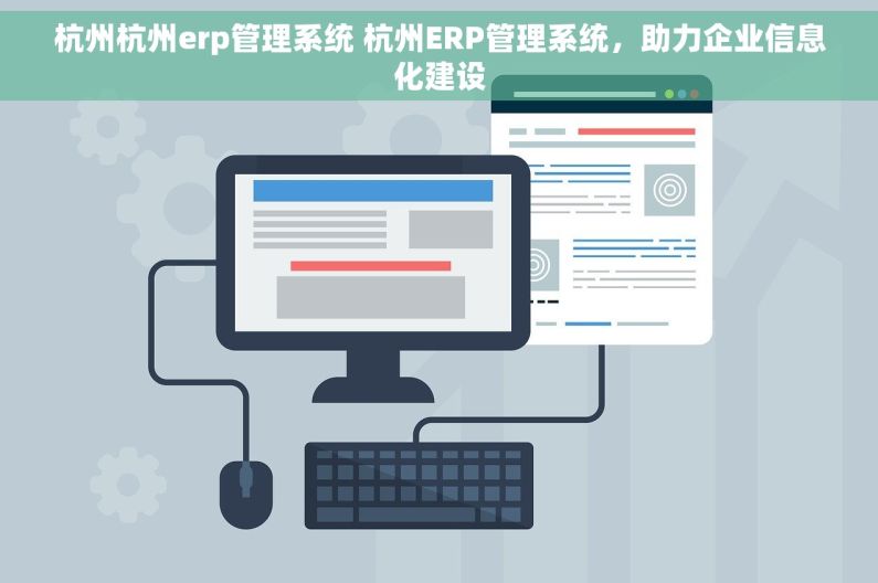 杭州杭州erp管理系统 杭州ERP管理系统，助力企业信息化建设