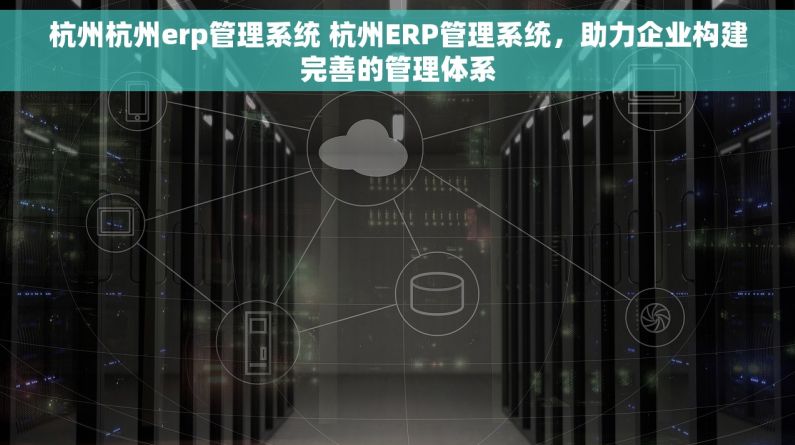 杭州杭州erp管理系统 杭州ERP管理系统，助力企业构建完善的管理体系