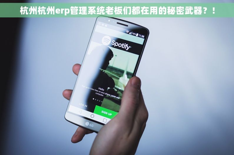 杭州杭州erp管理系统老板们都在用的秘密武器？！