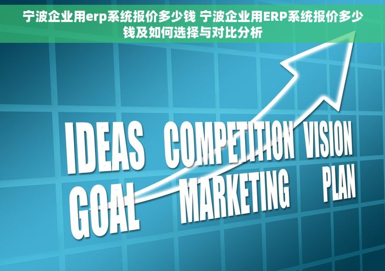 宁波企业用erp系统报价多少钱 宁波企业用ERP系统报价多少钱及如何选择与对比分析