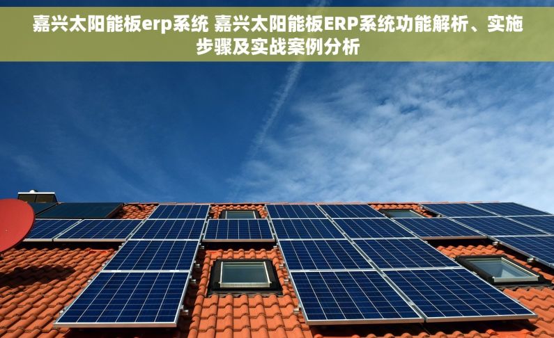 嘉兴太阳能板erp系统 嘉兴太阳能板ERP系统功能解析、实施步骤及实战案例分析