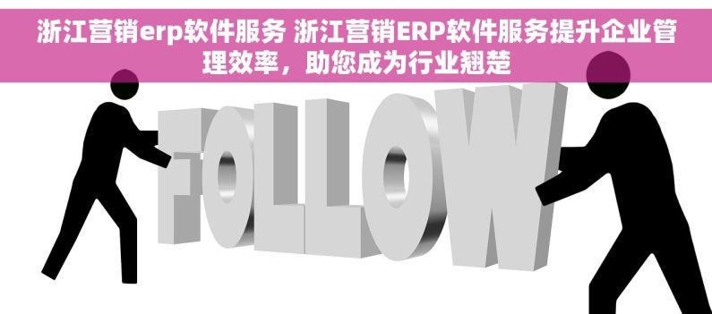 浙江营销erp软件服务 浙江营销ERP软件服务提升企业管理效率，助您成为行业翘楚
