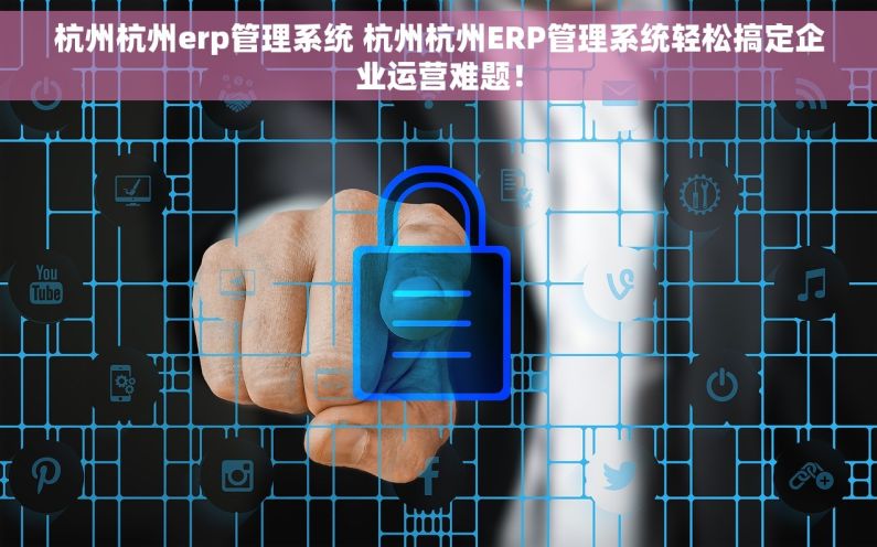 杭州杭州erp管理系统 杭州杭州ERP管理系统轻松搞定企业运营难题！