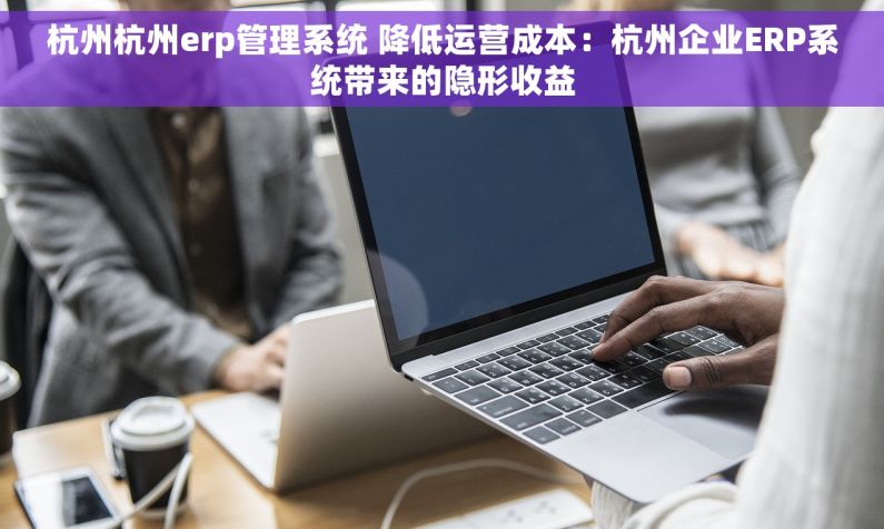 杭州杭州erp管理系统 降低运营成本：杭州企业ERP系统带来的隐形收益