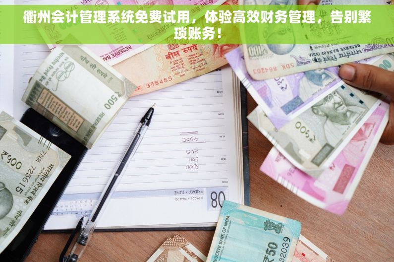 衢州会计管理系统免费试用，体验高效财务管理，告别繁琐账务！