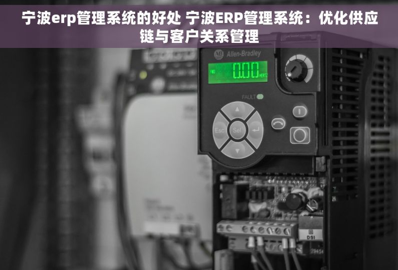 宁波erp管理系统的好处 宁波ERP管理系统：优化供应链与客户关系管理