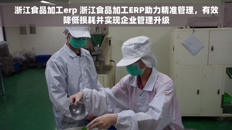 浙江食品加工erp 浙江食品加工ERP助力精准管理，有效降低损耗并实现企业管理升级