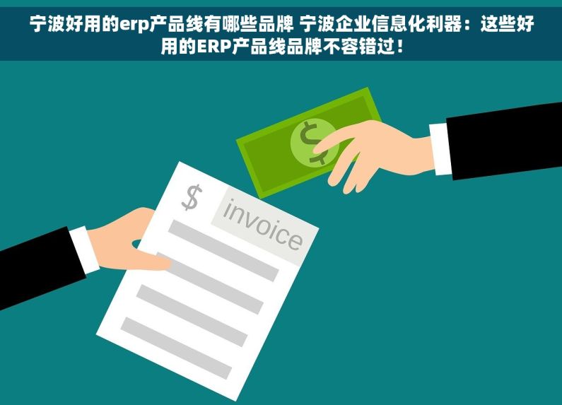 宁波好用的erp产品线有哪些品牌 宁波企业信息化利器：这些好用的ERP产品线品牌不容错过！