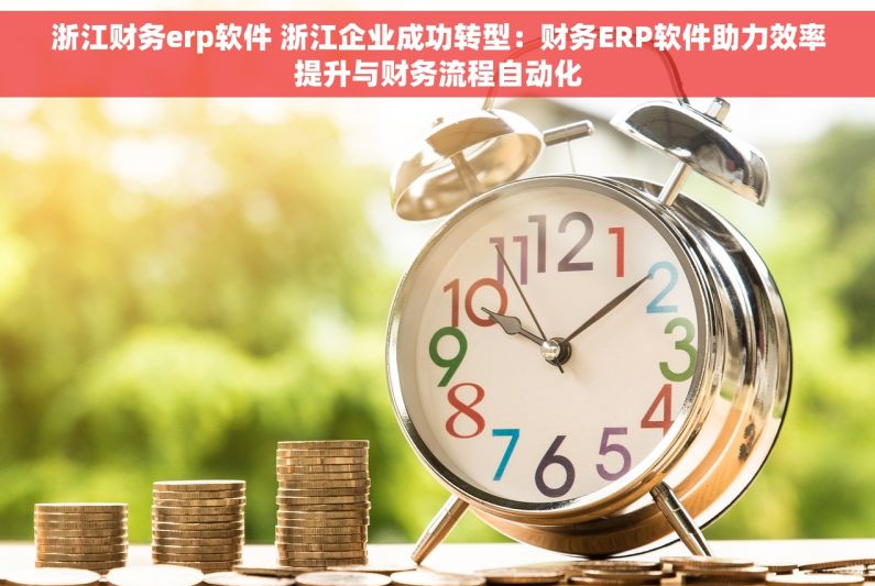 浙江财务erp软件 浙江企业成功转型：财务ERP软件助力效率提升与财务流程自动化