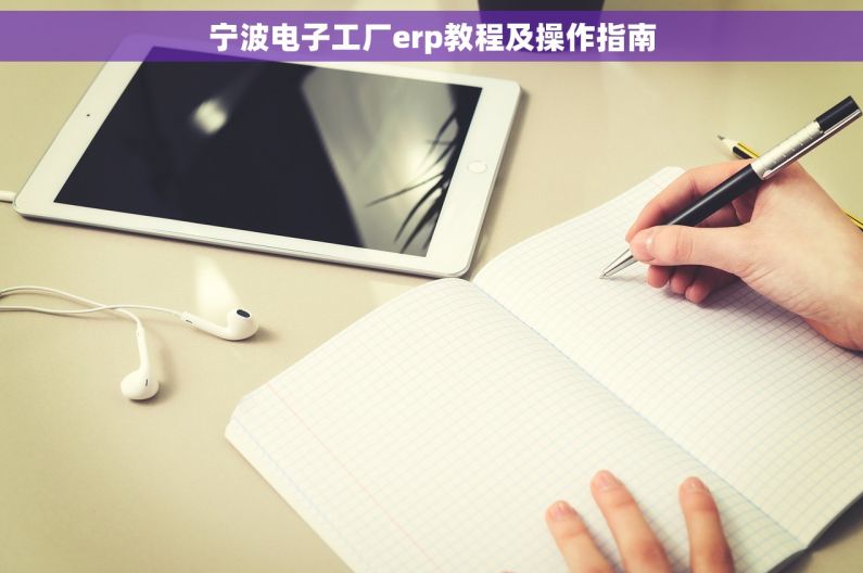 宁波电子工厂erp教程及操作指南