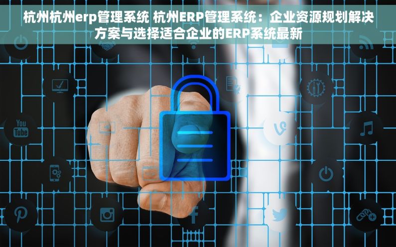 杭州杭州erp管理系统 杭州ERP管理系统：企业资源规划解决方案与选择适合企业的ERP系统最新