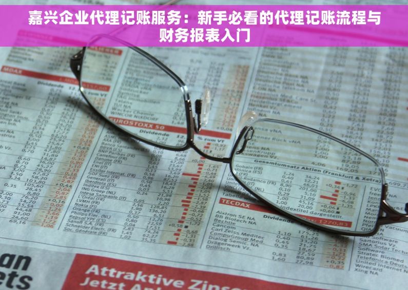 嘉兴企业代理记账服务：新手必看的代理记账流程与财务报表入门