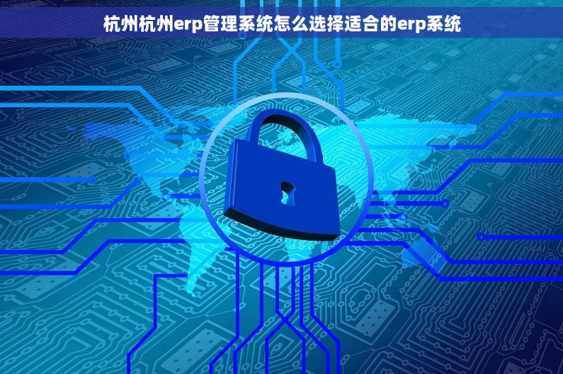 杭州杭州erp管理系统怎么选择适合的erp系统