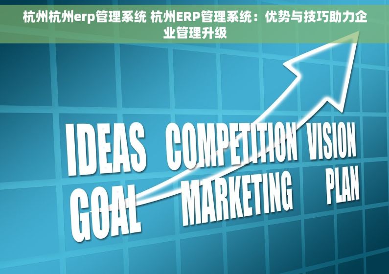 杭州杭州erp管理系统 杭州ERP管理系统：优势与技巧助力企业管理升级