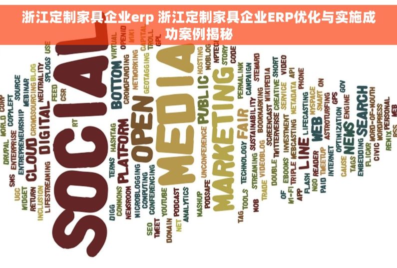 浙江定制家具企业erp 浙江定制家具企业ERP优化与实施成功案例揭秘
