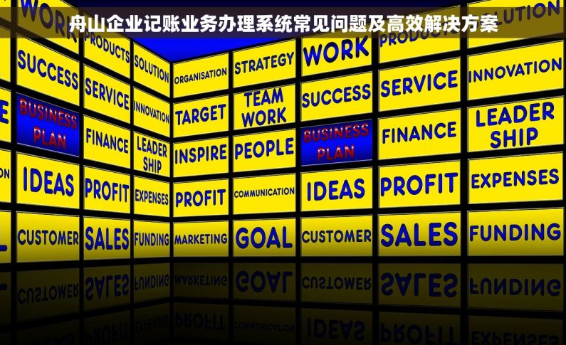 舟山企业记账业务办理系统常见问题及高效解决方案